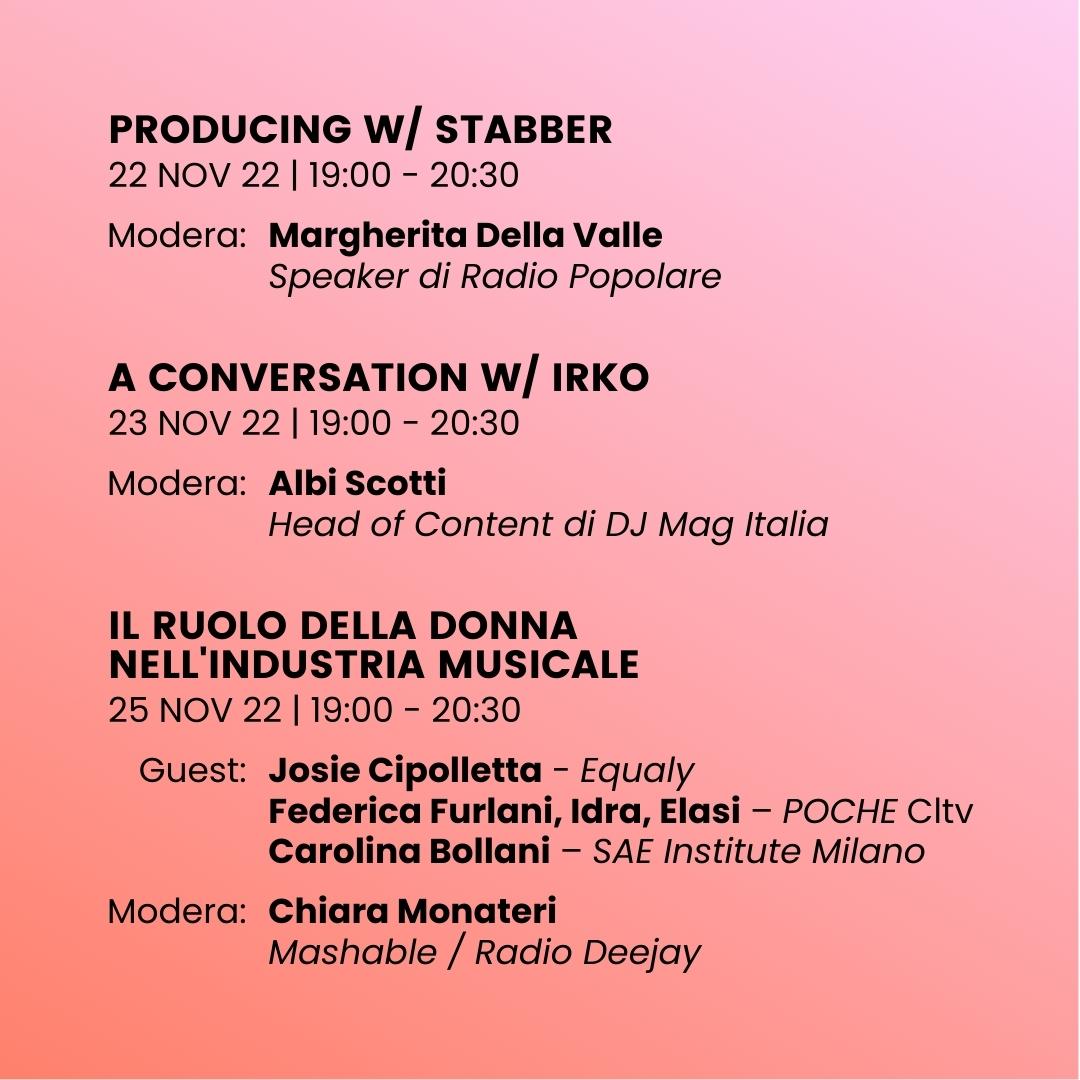 Parte la @milanomusicweek ecco gli eventi targati #SAEInstitute 

#musicinsiders22 #MMW22 #milanomusicweek