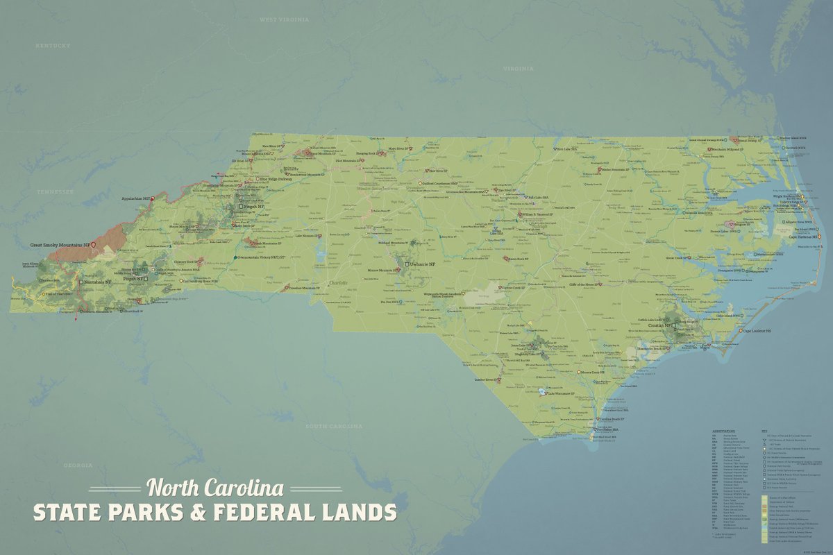 BestMapsEver's tweet image. We've introduced a line of maps showcasing #NorthCarolina State Parks &amp;amp; public/protected lands
bestmapsever.com/products/north…