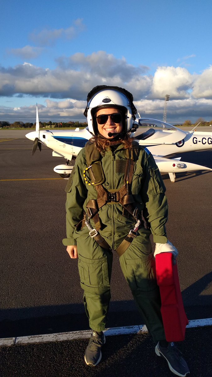 alice_aviates's tweet photo. Fantastic day at @RAFBenson with @BWPA_UK! Thank you so much for having us and for BWPA for organising! Great to finally meet some internet friends and make some new ones. Thanks for my flight @Nickel23Matt! #RAF #flying #aerobatics #puma #helicopters #grobtutor #bwpa https://t.co/f5YNjwHsxJ