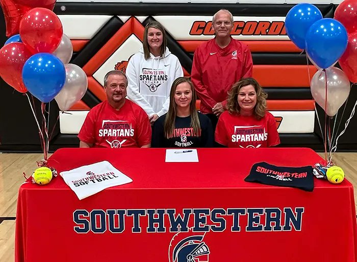SWCCSpartans's tweet photo. Last week, the Spartans announced the signing of Kirsten Streeter, a multiple-year all-conference, all-district, and all-state power pitcher and hitter.

"Kirsten is a tremendous student-athlete," Jensen said. "She gives 100 percent on the field”

https://t.co/I71sFQzmqv https://t.co/8lZMMcDg1a