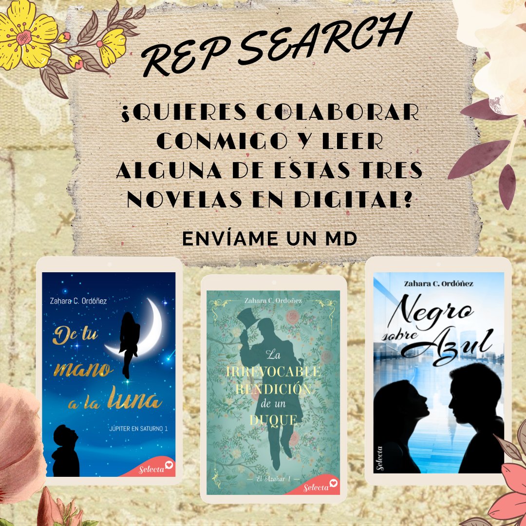 AzaOrdom's tweet photo. Amores, estoy haciendo un #repsearch en IG, lo dejo por aquí también por si alguien se quiere animar a colaborar conmigo leyendo alguna de estas tres novelas y reseñándola después ya sea en IG, blog u otras plataformas 🥰 https://t.co/9S8e6I4ygV