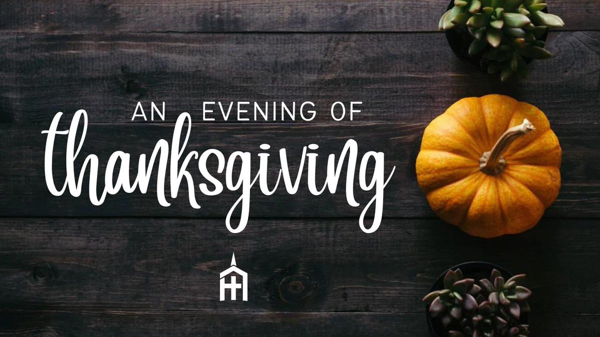 HBCNorwoodMA's tweet photo. Thanksgiving Praise Service 
Tonight | 7 PM https://t.co/pr7d0AaKkk