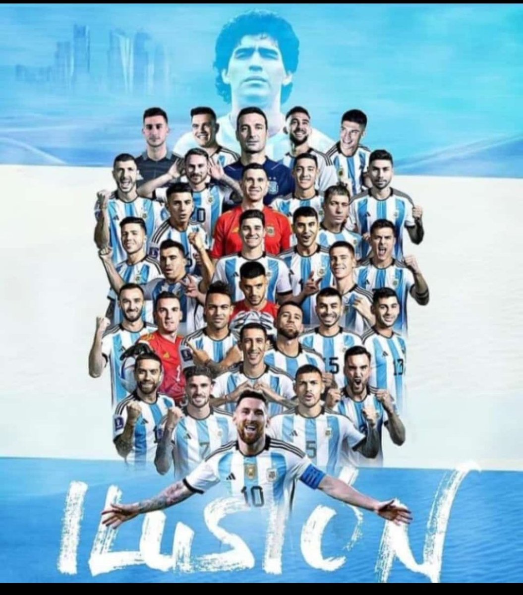 LalyHernandezMP's tweet photo. Vamos Argentina!! Que no decaiga 💪
#Argentina #Scaloneta #Qatar2022 #MundialQatar2022 https://t.co/J52dIBwVE2