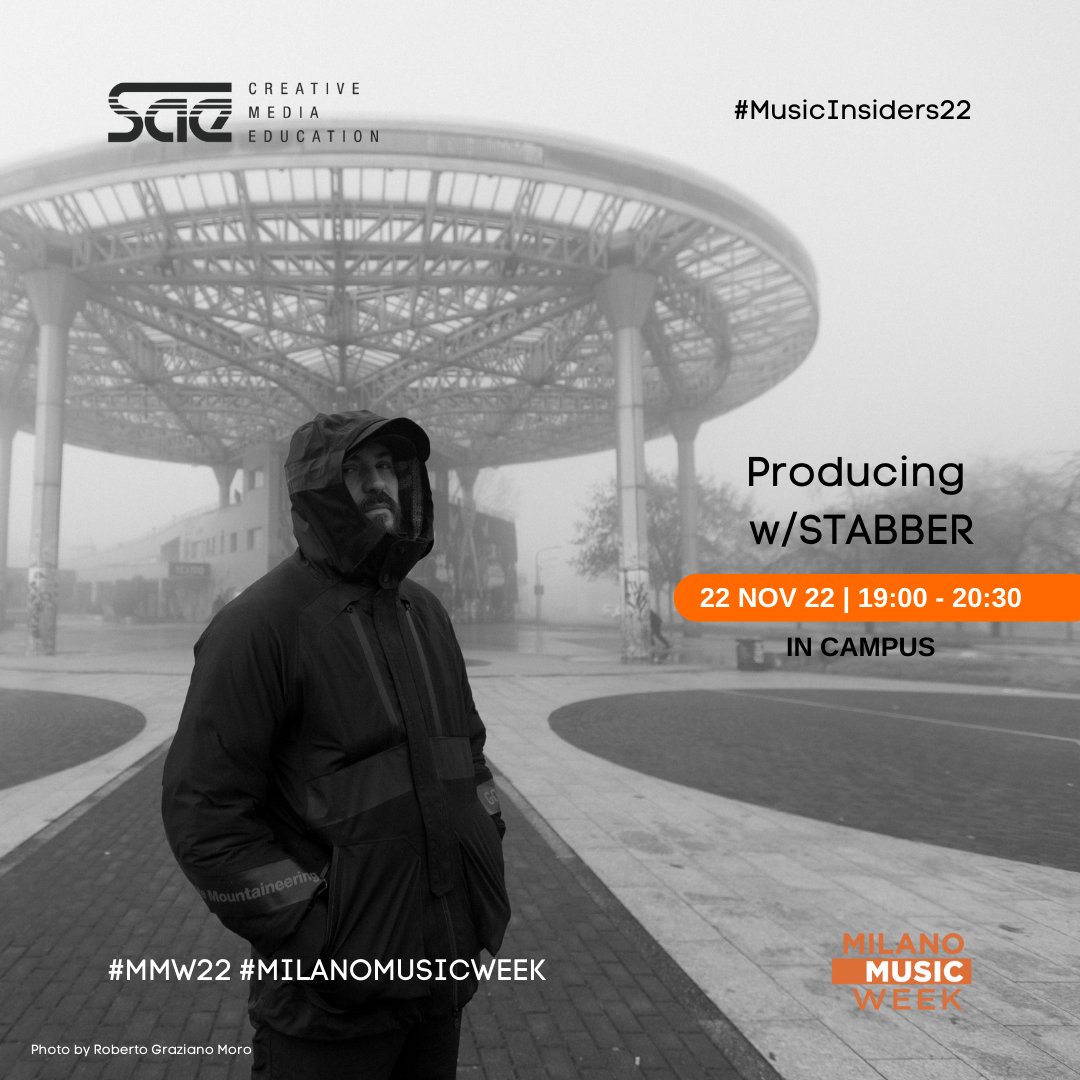 Manca poco per il primo incontro di #musicinsiders22 con <a href="/StabberDrome/">STABBER</a>. 

Modera: Margherita Devalle - <a href="/radiopopmilano/">Radio Popolare</a>

#MMW22 #milanomusicweek