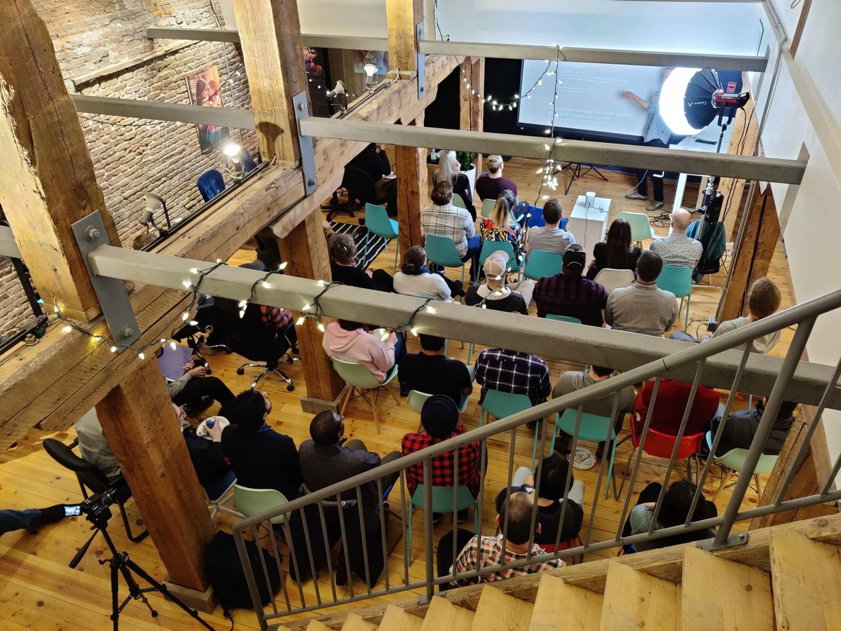 Our event last week was our largest frontend group to date! Thanks to <a href="/wattpad/">Wattpad</a> for sharing your space, the speakers <a href="/allanlavell/">Allan Lavell</a>, <a href="/tristan_guest/">Tristan Guest</a>, and <a href="/ronanodriscoll/">Ronan</a> and to everyone who was able to join us. We’ll see you at the next one! 🎉