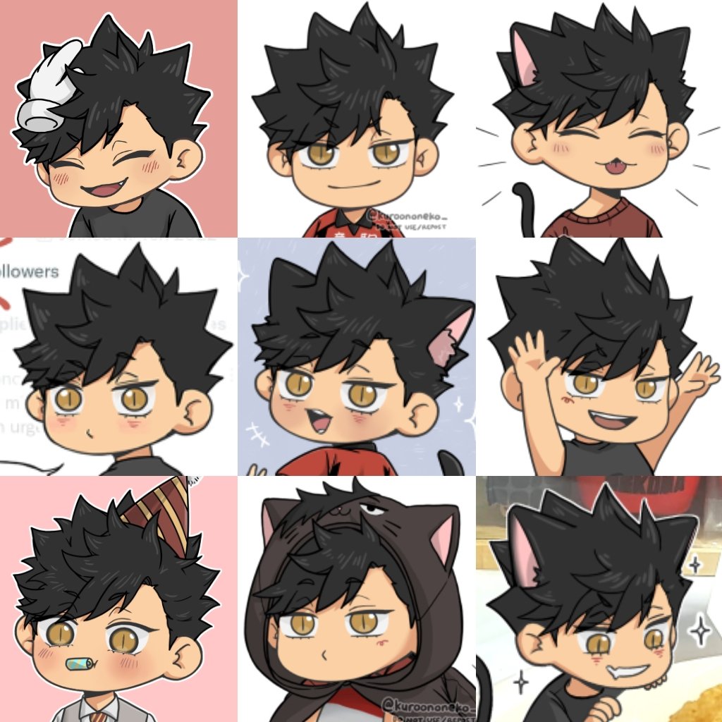 Another #faceyourart with my new Kuroo drawings bc I like him a lot. #kuroo