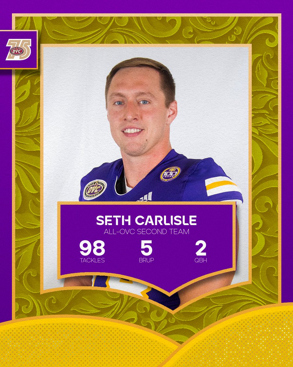 TNTechFootball's tweet image. Congrats, Kail Dava and Seth Carlisle, on making the All-OVC Second-Team Defense squad! #WingsUp #OVCit #OVC75