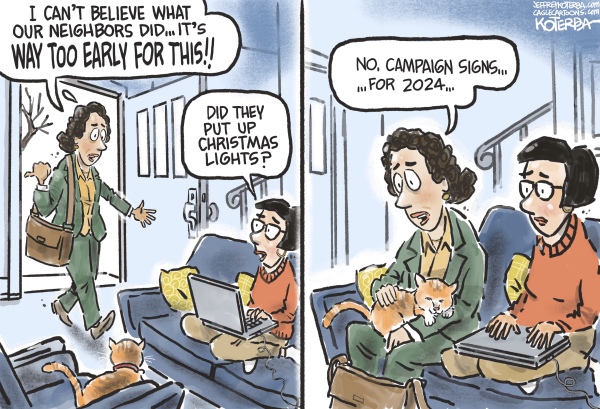 EandPCartoons's tweet photo. Jeff Koterba, https://t.co/6WQrkMUMYH #CampaignSigns https://t.co/6geHQ4BXYE