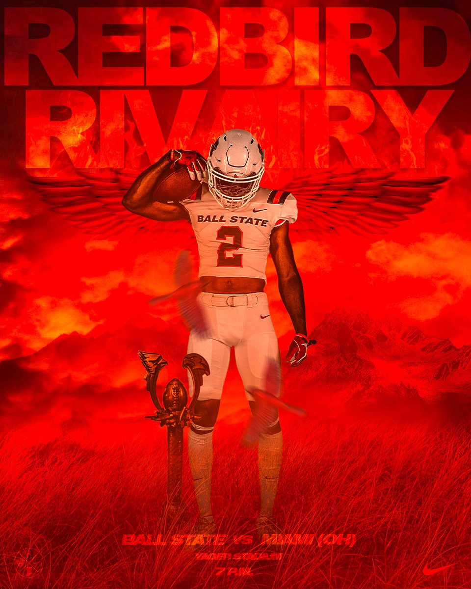 𝕽𝖊𝖉 𝕭𝖎𝖗𝖉 𝕽𝖎𝖛𝖆𝖑𝖗𝖞

🆚 Miami
🏟️ Yager Stadium
⌚️ 7 pm ET
#⃣ #MACtion
🎟️ bit.ly/22MITix
💻 es.pn/3GE7jJJ
📻 bit.ly/BSUgm12ra / <a href="/wlbcstudio/">WLBC Radio</a> / <a href="/SIRIUSXM/">SiriusXM</a>
📊 bit.ly/BSUgm12st
📰 bit.ly/BSUgm12pr

#1AAT x #WeFly