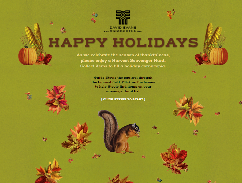 DEA_Inc's tweet photo. Thankful! We are beyond grateful for our employees, clients, and colleagues. In this season of thankfulness, may you have a bountiful harvest of peace, good health, and happiness with loved ones.

Join us in celebrating the season of thankfulness: https://t.co/TMveZhX8sJ https://t.co/IcL7Dq8C6c
