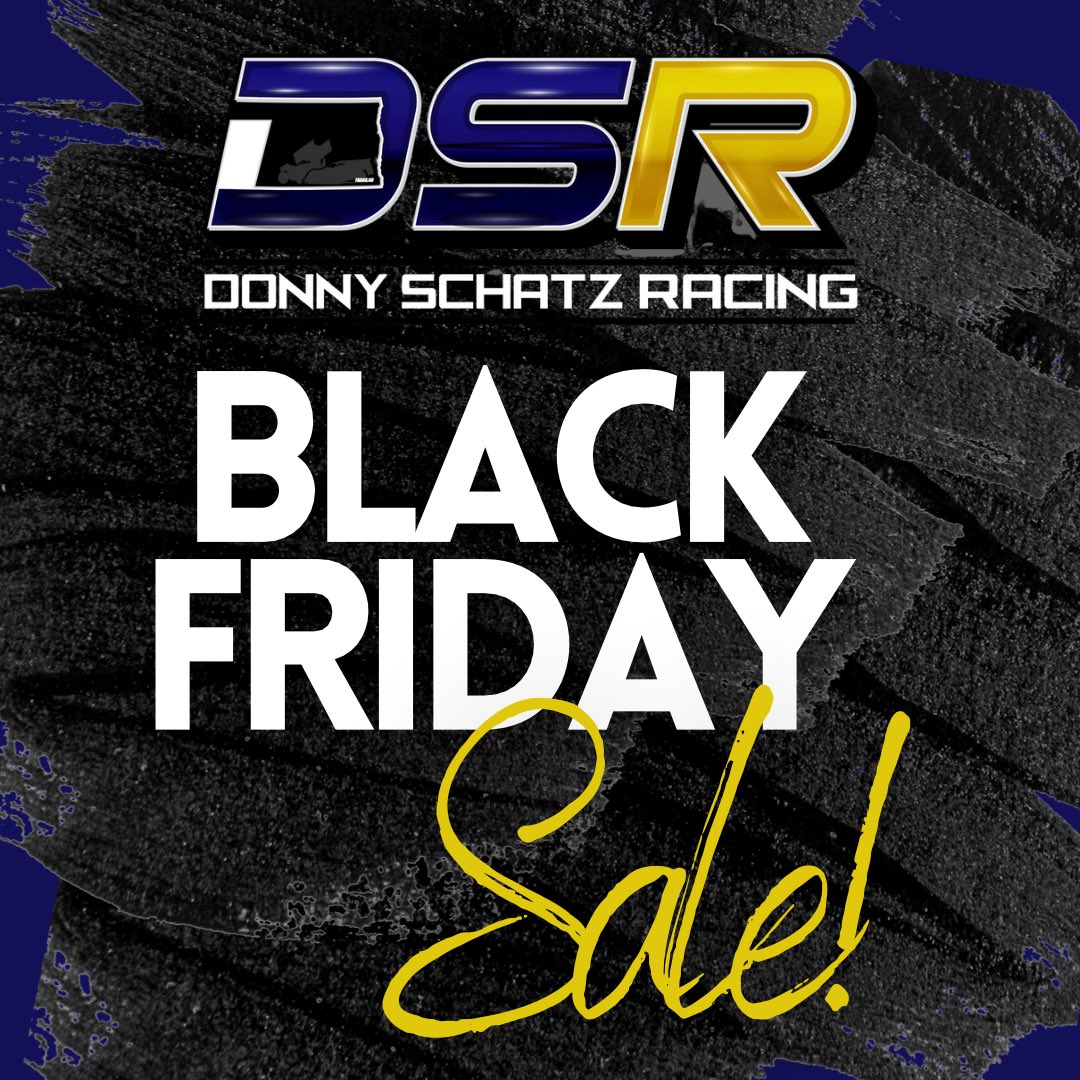 Black Friday Sale on the site happening now through November 30! Check it out in the link! ⬇️

dsrduodonnyschatzracing.myshopify.com