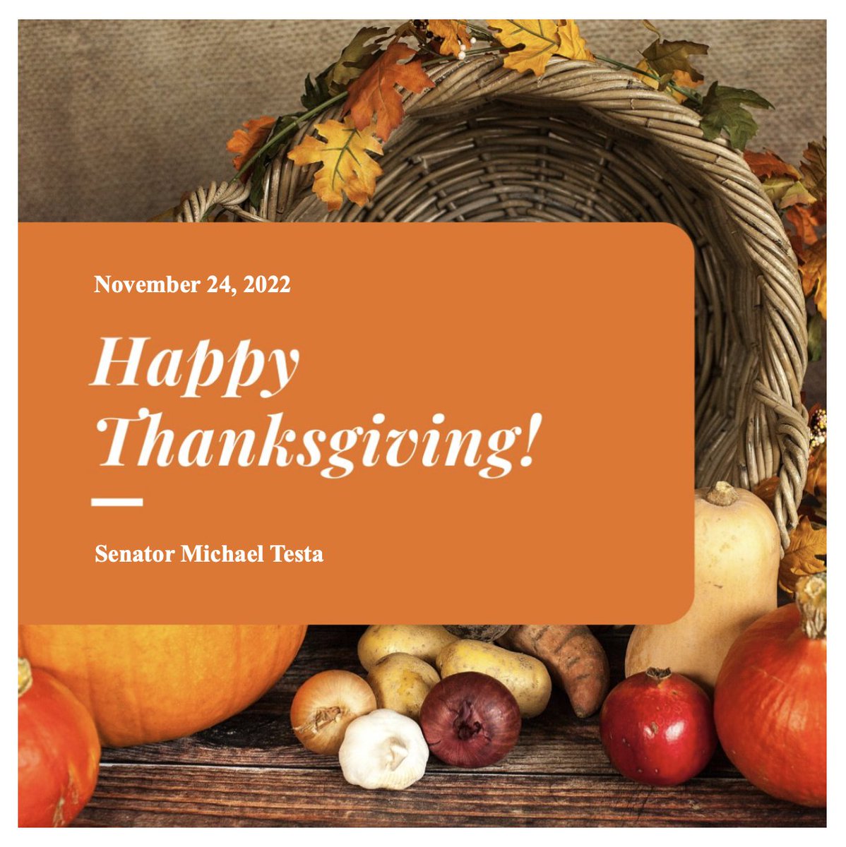 Wishing everyone a happy, healthy, and safe #ThanksgivingDay!