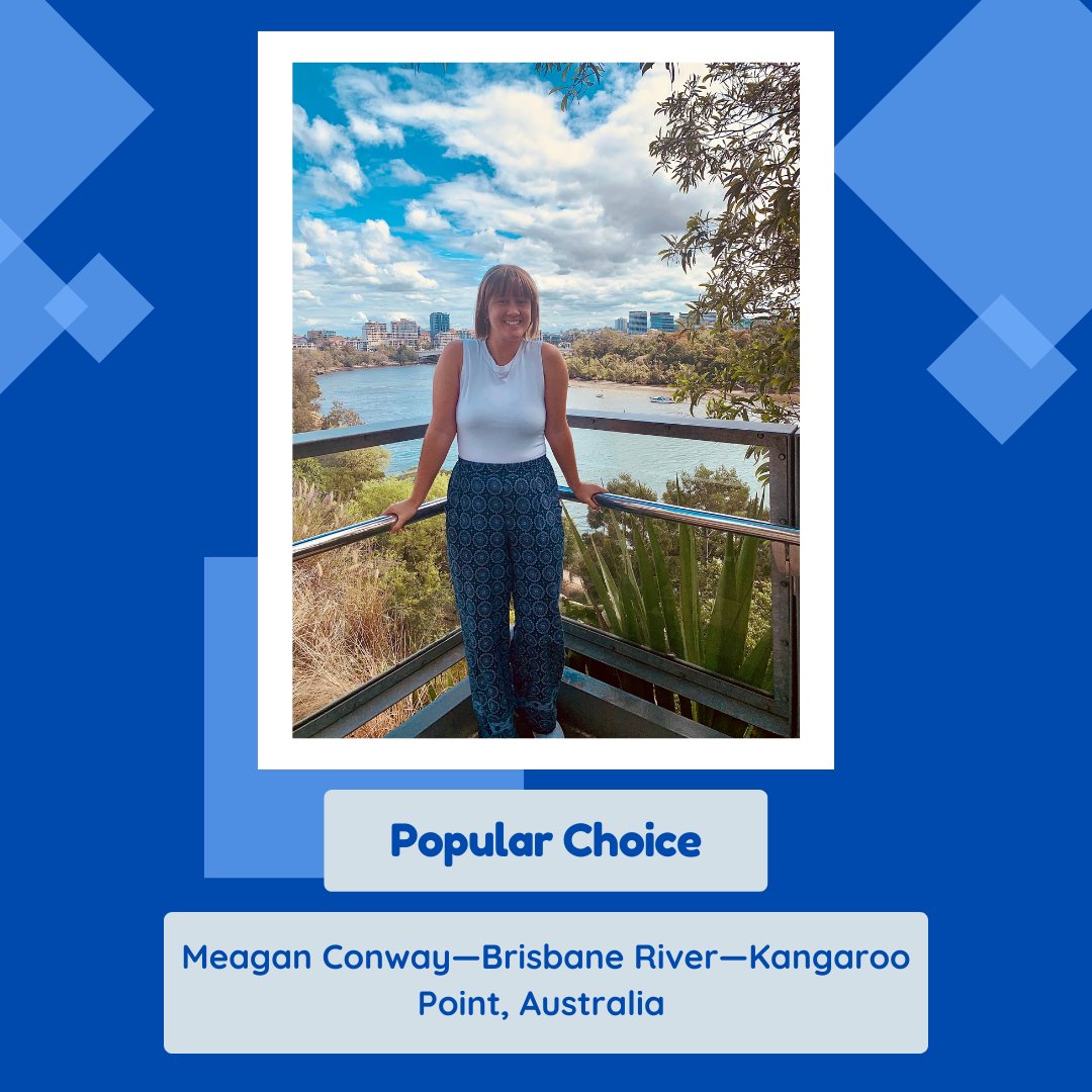 CortlandStudyAb's tweet photo. The Popular Choice of our "The Faces of Study Abroad Category" goes Meagan Conway, with her "Brisbane River", shot in Kangaroo Point, Australia. 
⁠
CONGRATS! 🌟 https://t.co/EE9gvhKZuo