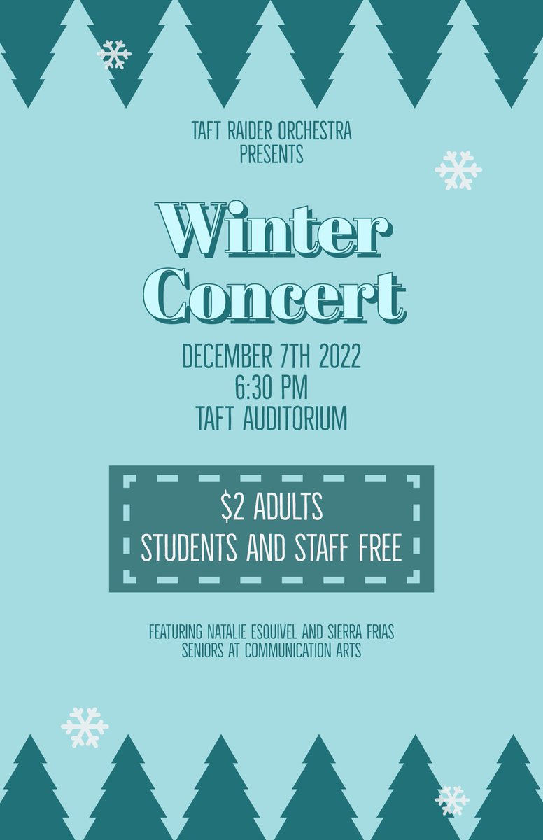 Taft Raider Orchestra tweet media