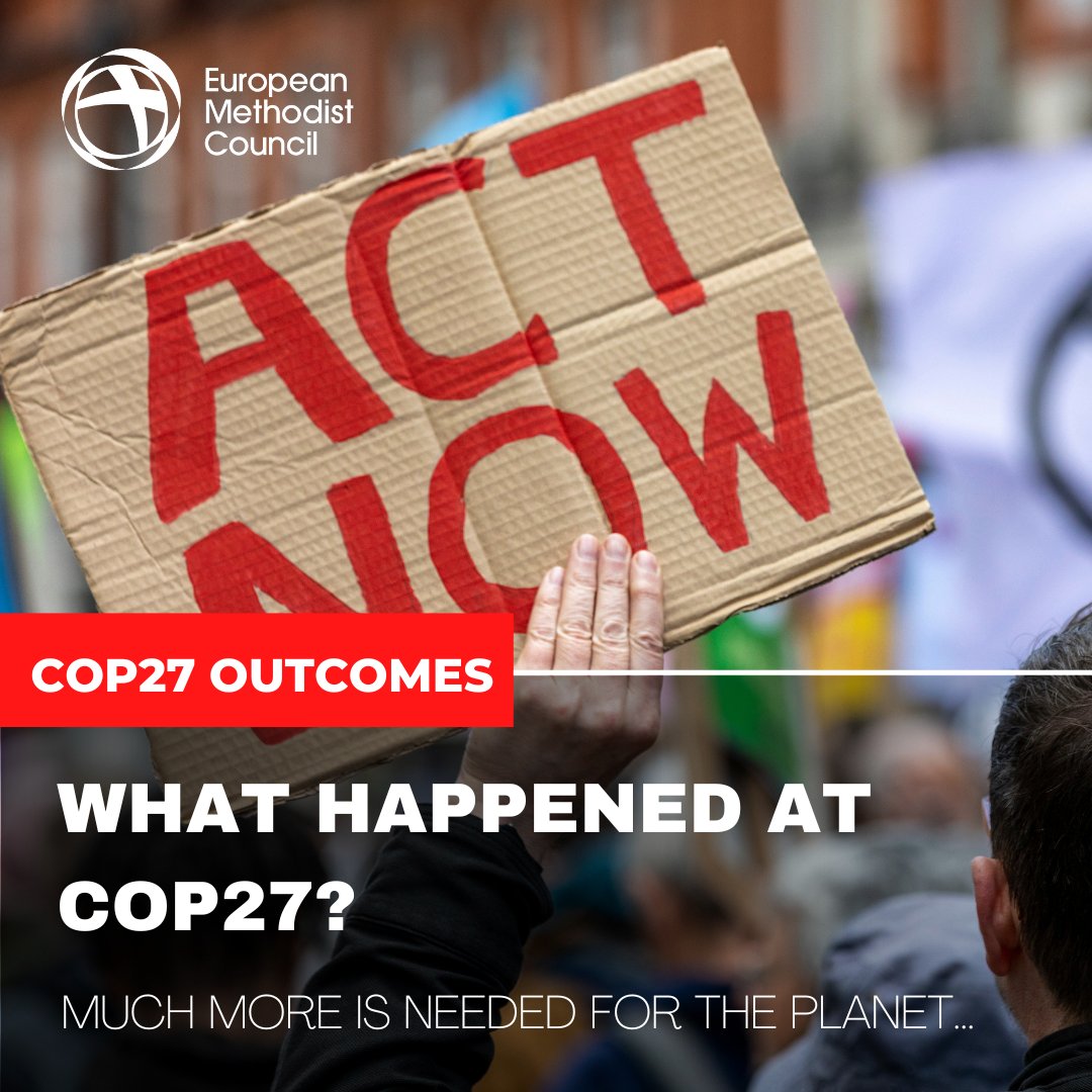 What happened at COP27?
Irene Abra, European Methodist Youth Climate Ambassador, gives her reflections on the outcomes of COP27.
Read more here: buff.ly/3AF869A