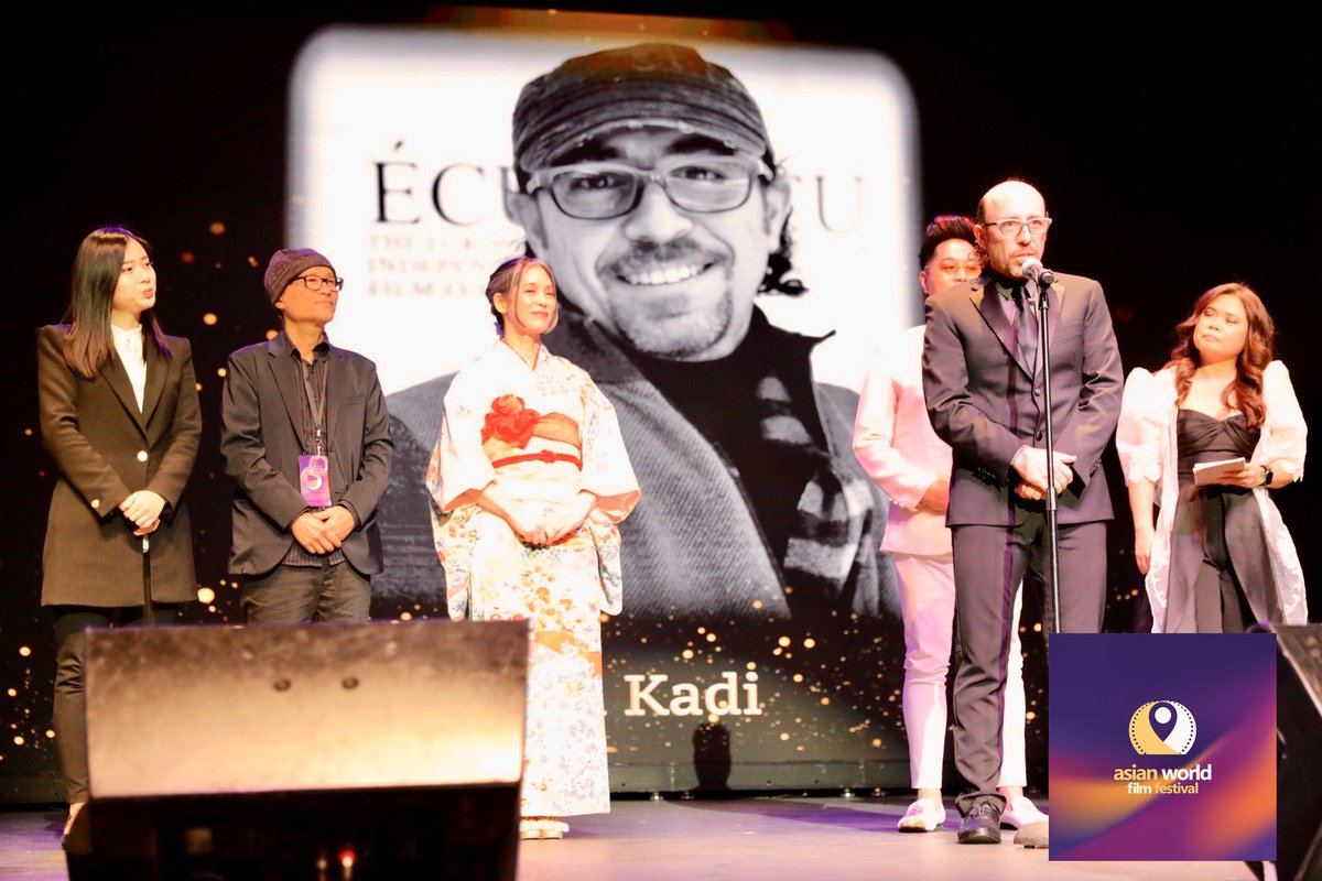 samkpro's tweet photo. I had the honor of presenting the Panavision Camera Award for Best Cinematographer on behalf of our Jury members ￼￼last night at @asianworldff. It was a magical night and an amazing 3 hrs ceremony full of awards, performances, and joy! Thanks to #AWFF2022! https://t.co/4GSffh7lSN