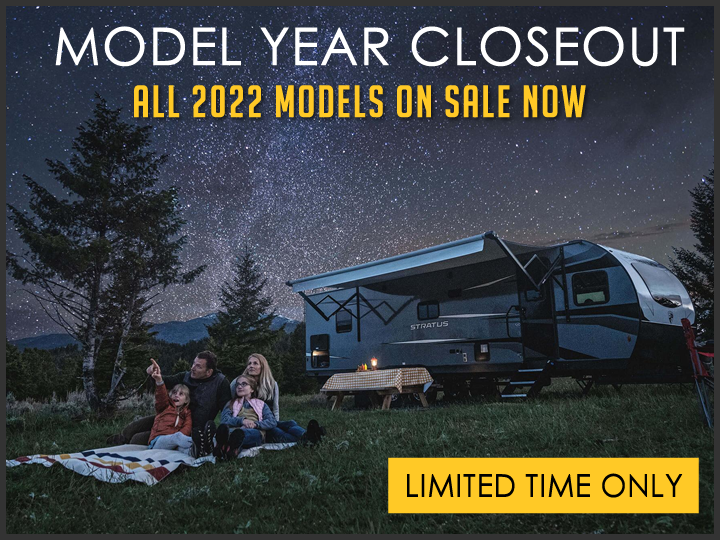 Our 2022 Model Year Closeout is happening now!  These are the lowest prices of the year.  70 new travel trailers and fifth wheels are priced to move before the end of the year!  View our sale priced inventory...

bourbonrv.com/rv-specials