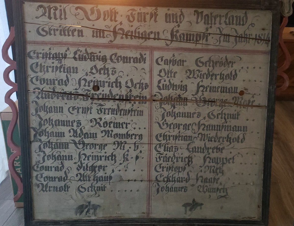 AgeofNapoleon's tweet image. I am now the owner of a 200-year-old German war memorial. It needs a lot of work, but I'm excited! I don't know anything about it, where it's from, or how it got to the western US, so if you have any idea, let me know.