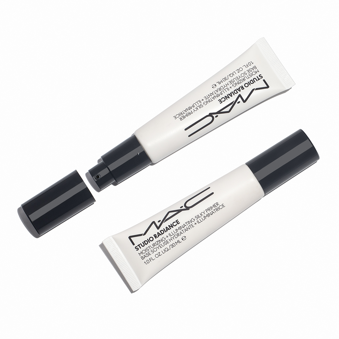 Prep skin for any holiday #makeup with <a href="/MACcosmetics/">M•A•C Cosmetics</a> Studio Radiance Moisturizing + Illuminating Silky #Primer packed in our Tru Airless Tube with 50% PP PCR components. 

Visit fusionpkg.com/our-work/ to explore our latest collabs in #skincare, complexion, and turnkey.