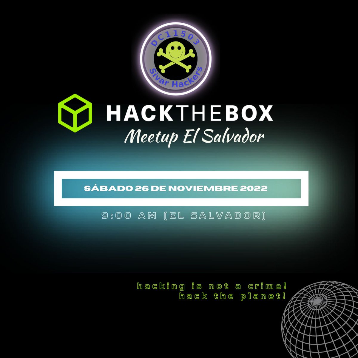 dc11503's tweet photo. #DC11503 te invita al tercer #HackTheBoxMeetupSV
GoogleMeets: https://t.co/7x51ZBONHB https://t.co/qtHpSCcA36
