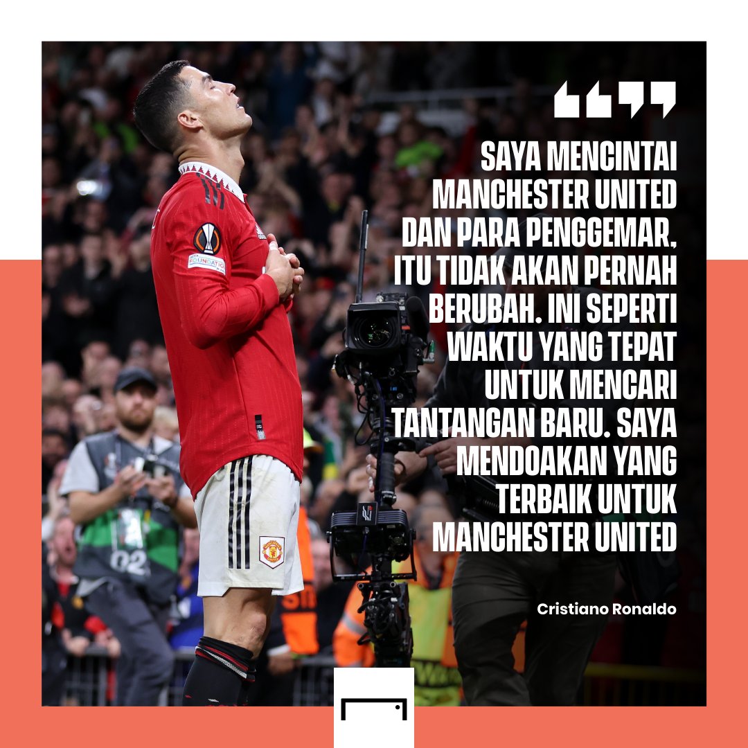 GOAL_ID's tweet photo. Salam perpisahan Cristiano Ronaldo untuk fans #ManchesterUnited ❤ https://t.co/DNZzYX4gbC