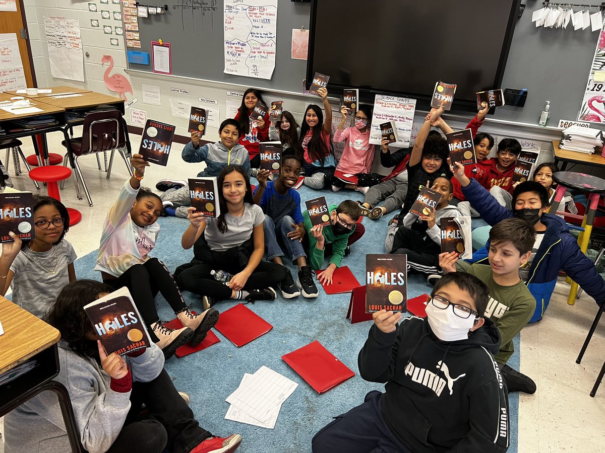Loved seeing the growth of these students with the reading of Holes by Louis Sachar. They loved every bit of it!! They even escaped Camp Green Lake today in our escape room to earn some Sploosh! Can’t wait to see what they read next!!