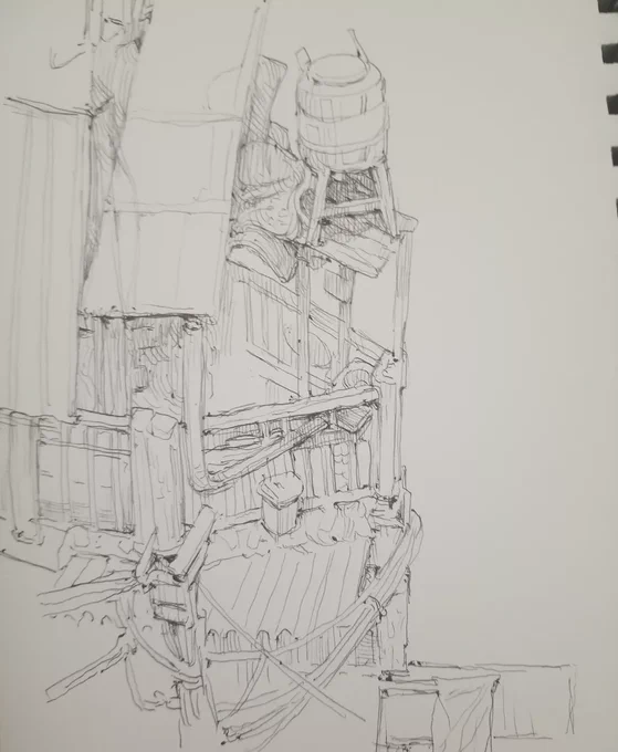 I draw on my sketchbook to take a break from drawing on my laptop :/ 