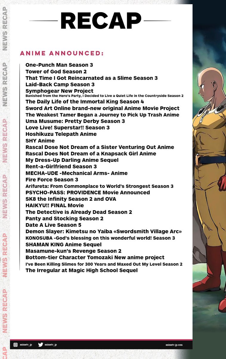 animetv_jp's tweet photo. 👇 Let's recap the information we've had so far...

🚨Please note that we will make a list of anime planned for January 2023! Stay Tuned! ✨

🚨 Please also note that these are anime only for "2023" at the moment. 

#animetv_jp https://t.co/bZlhMjsvd7