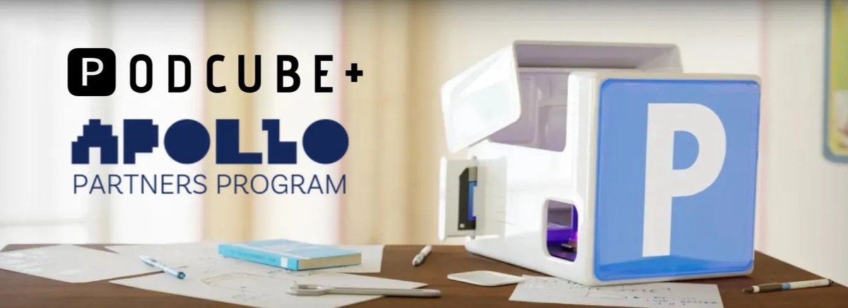 PodCube's tweet photo. PLATFORM(twitter);
://INTENT(Apollo_Partner);

Hello! Everybody at 🅿️odCube is excited to announce that we're part of the @apollopods Partner Program

Featuring •Exclusive Content• recorded INSIDE of 🅿️odCube HQ

Yay! 😀

https://t.co/ByFeumxTNk 

🔸️ 🅿️owered by 🅿️odCube™🔸 https://t.co/viKsiD6ZIS
