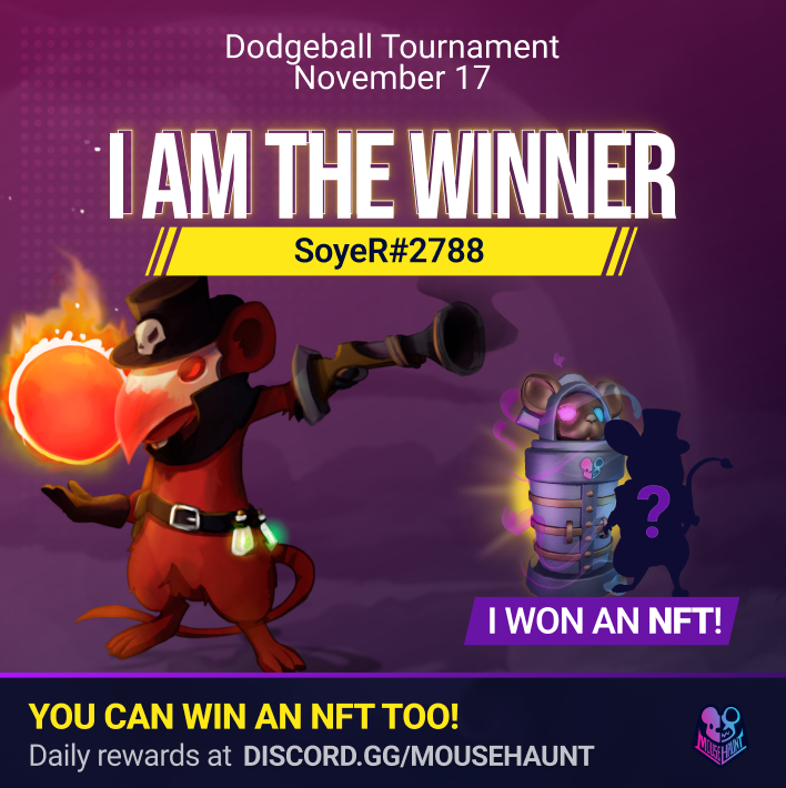 SoyerCold's tweet photo. é nozes !! Zeuuuuzzz sou seu fã :P
@mousehaunt #mousehauntdodgeball https://t.co/ySh4Ov8a0J