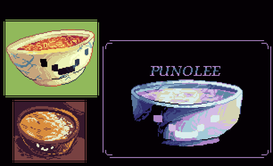 Puno1ee's tweet photo. in my bowl phase 
#pixelart #ドット絵 #aseprite https://t.co/4hbaiHp4kh