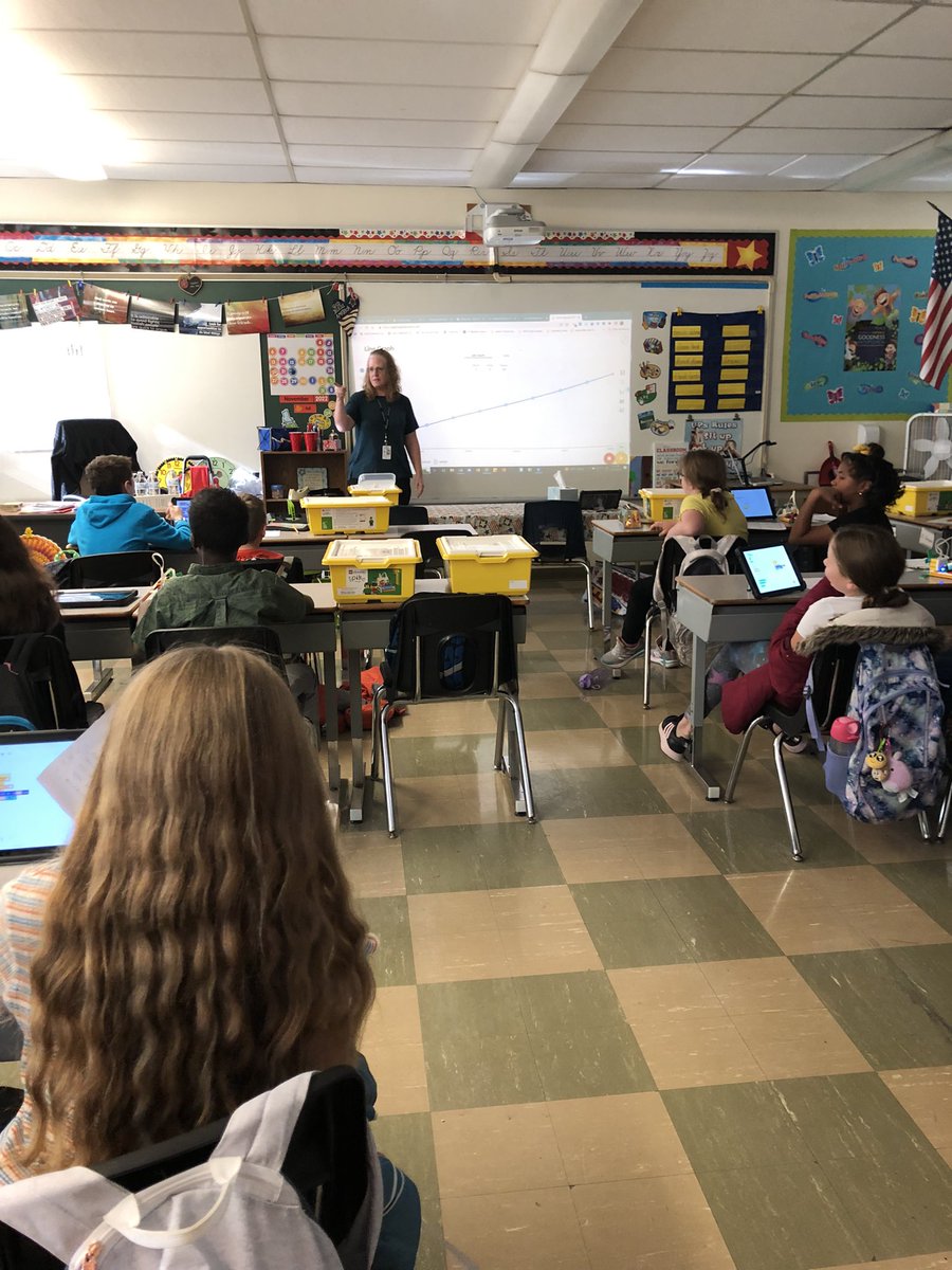Leah440B's tweet photo. Mrs. Meng’s classes went further today. Making predictions. Thinking about patterns. Exploring variables and how data can be collected and graphed with technology! So many connections to other content areas! https://t.co/j02ZIoAXm3