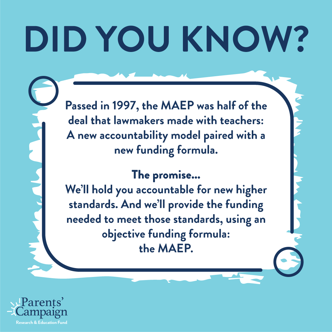 ParentsCampaign's tweet photo. Teachers have upheld their end of the bargain, it’s time for Mississippi to make good on her promise. #FundMAEP
#msleg #msedu https://t.co/u3NPfYe7BF