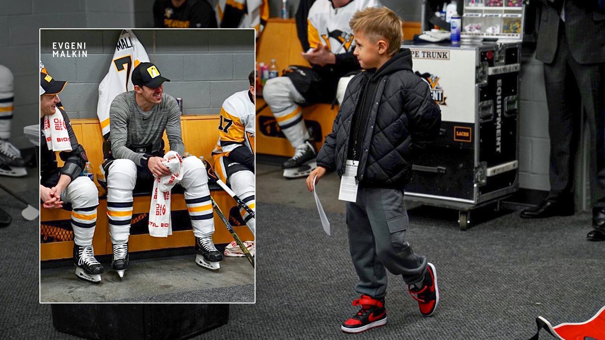 Coach Sullivan: "That's something Geno and Nikita will cherish for the rest of their lives." 💛

Full story on the special moment shared in celebration of the #Ma1Kin milestone: pens.pe/3i8nG7j