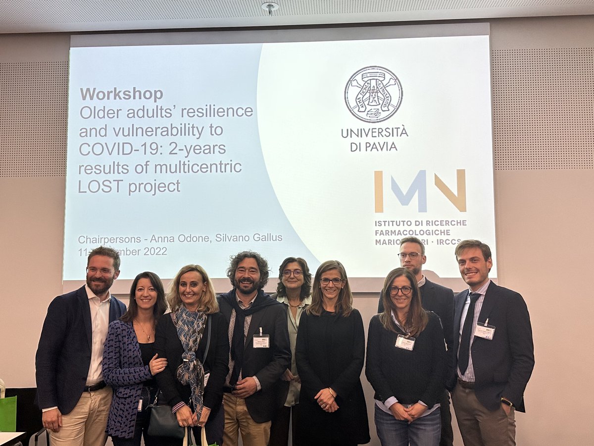 📊#EPH2022 4: With the LOST in Lombardia investigators, we organized a workshop on #olderadults’ resilience to COVID-19. Thanks to all the ones who joined and to @odoneanna, @SilvanoGallus, @giansantom, P Bertuccio, C Bosetti, @MBonaccio and @AmerioAndrea, who presented our data.