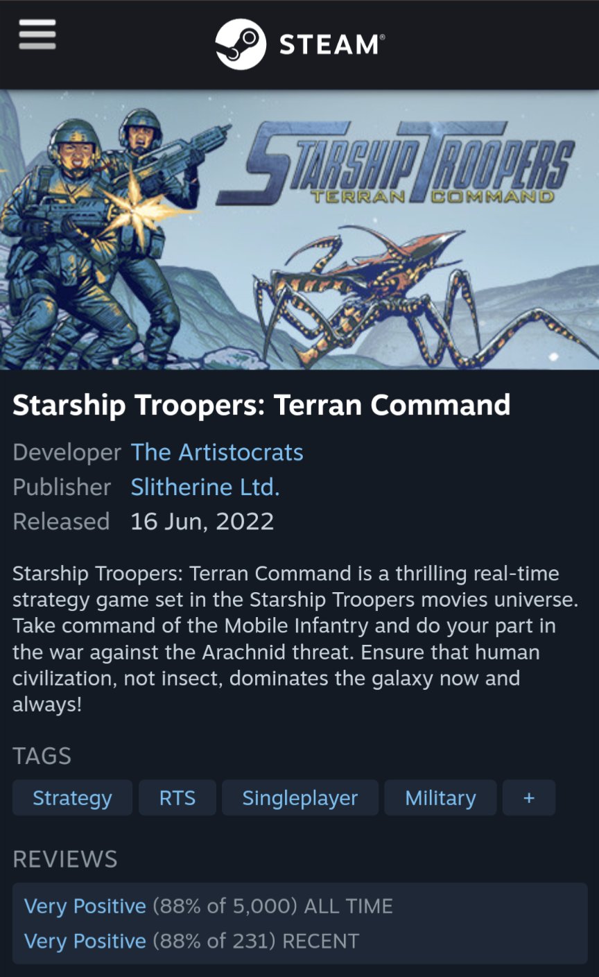Starship Troopers - Slitherine
