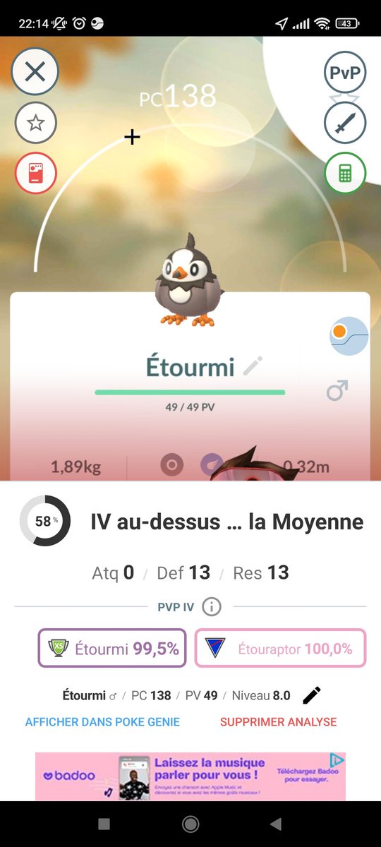 DaPokemonLady's tweet photo. Yes! YES!!#PvpHundo StaraptorβοΈπ― ! I was NOT expecting this Big Boi to show up right after the spotlight hour ! And a homespawn as well !π π€
#PokemonGO #PokemonGOPvp #PokemonGoApp #PoGO #Pokemon https://t.co/7gSHkxcBnv