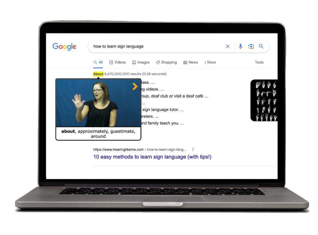 sethfewell's tweet photo. Recently, I found a new-to-me #Accessibility tool, called Sign Learner! It’s a Chrome extension (I added to @MicrosoftEdge in dev) that helps you learn #ASL sign language as you read- similar to how @JoinToucan does w/langs.
 
✅ it out: https://t.co/oYDcjpINha
#MIEExpert #A11y https://t.co/DJiNLUEUA5