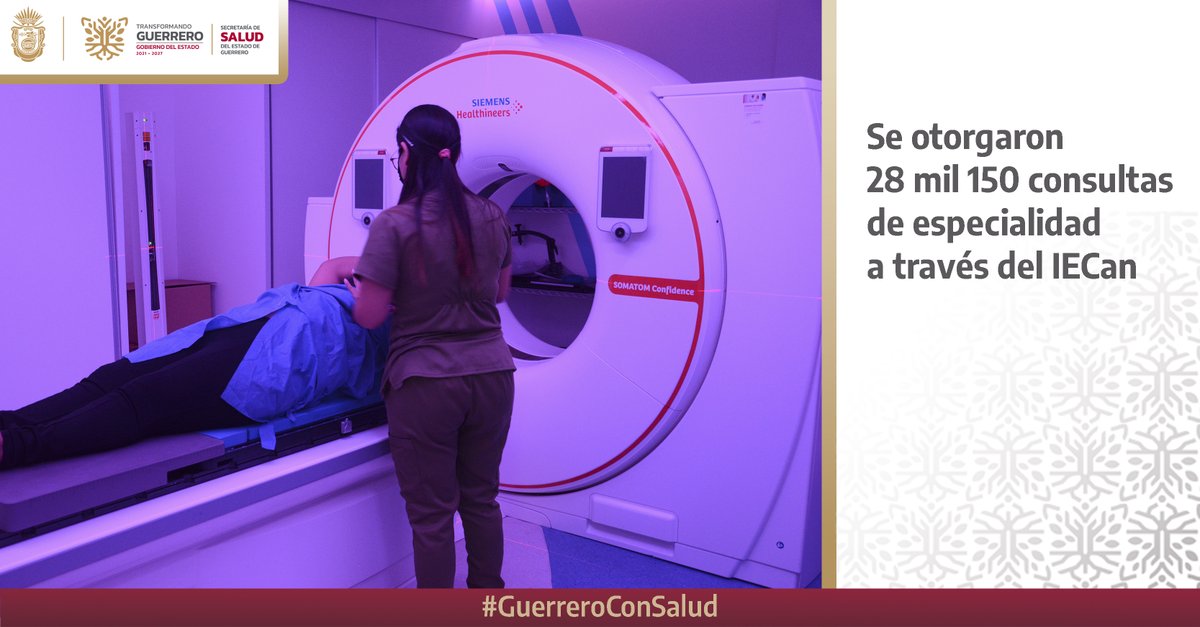 El Instituto Estatal de Cancerología, recibe y atiende a la población guerrerense, así como a los provenientes de otras entidades, brindando más de 28 mil consultas de especialidad. #GuerreroConSalud