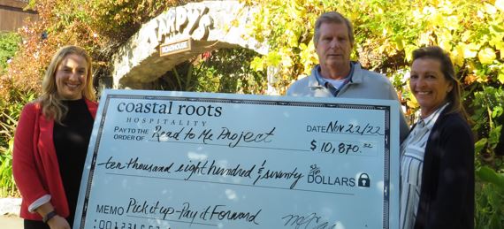 ReadtoMeProject's tweet photo. We have so much to be grateful for! Thank you Coastal Roots Hospitality for your very generous support.
#montereycounty  https://t.co/rYTzH8DhaS https://t.co/xfXmyAxKAA