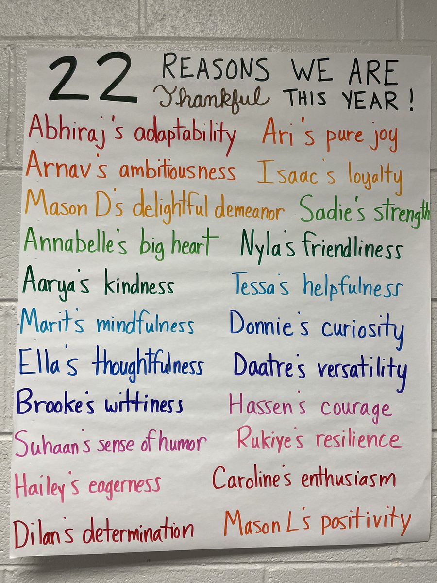 22 reasons to be thankful this year! They are all of these adjectives and so much more! 🥰