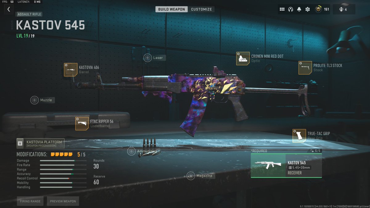 Devour808's tweet image. The Buffed Kastov 545 SLAPS hard now #MW2