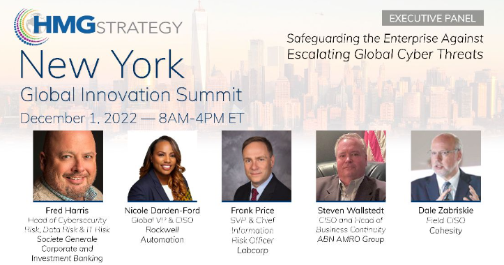 HMGStrategy's tweet photo. CIO Leadership: The Role of Technology Executives in Driving Innovation Will Power the Discussion at the 2022 New York Global Innovation Summit on December 1: https://t.co/8IbVl3lBlo @Hunter_Muller #CIOLeadership #CIOSummits #Innovation https://t.co/McKcLW6OmQ