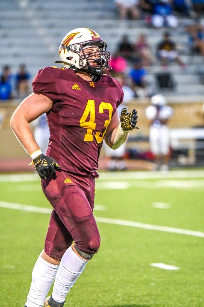 Congrats to Hays High's Bryce Salmans for being selected as the 2022 WAC Defensive player of the year!