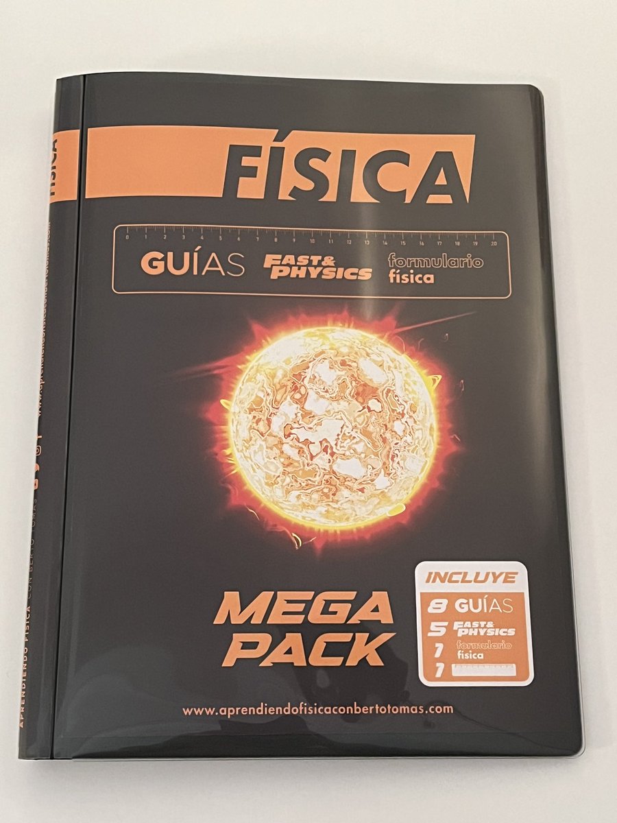 af_bertotomas's tweet photo. ¿Quieres la carpeta de Aprendiendo Física? Sorteo BLACK FRIDAY.
RT y podrás ganar este MEGAPACK que incluye: 8 GUÍAS, 5 FAST&amp;PHYSICS, el formulario y la regla.
Ganador 25/11/2022 a las 22:30. https://t.co/KeS9bG3Z2m