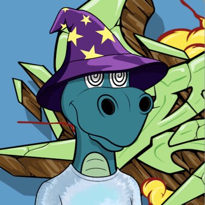 #NewProfilePic #stillnotextinct #savethedinos @DapperDinoNFT <a href="/DinoWizardTower/">Dapper Dinos | Wizard Tower</a> #dinomagic had to go back to my first love #wizard Dino’s.