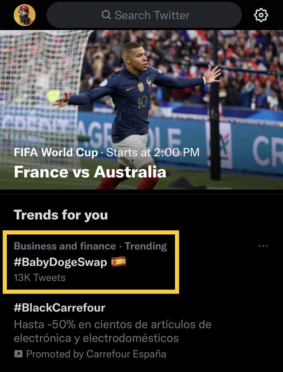 Ben_000777's tweet photo. #Trending in #Spain 🇪🇸👀
And all around the #world 🌍

@babydoge 🐶💫

Let’s show our support BabyDoge Family ❤️🦾

🐶 #BabyDogeNFT 
🙏🏻 #BabyDogeCoin 
❤️ #BabyDogeFamily 
🦾 #BabyDogeArmy
📰 #CryptoNews
🏦#BabyDogeSwap

Join us here: ↙️
https://t.co/nvGogHZnxN https://t.co/9mRCymA178