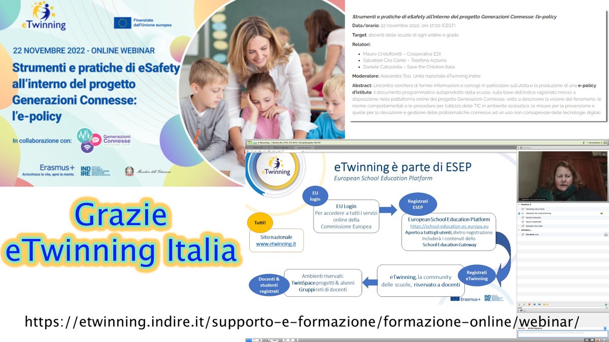 c_serio's tweet photo. Thank you so much @eTwinning_Ita @SaferinternetIT @SaveChildrenIT #etwinning #eSafety #ePolicy #GenerazioniConnesse #internetsicuro #LaReteSiamoNoi @telefonoazzurro
https://t.co/qNKTTmzRPy https://t.co/uKxXBbmGxz