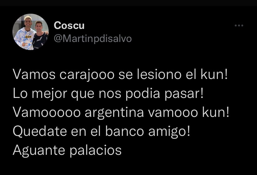 Fransapiente's tweet photo. @Martinpdisalvo pero coscu… https://t.co/raW5niF8Ov