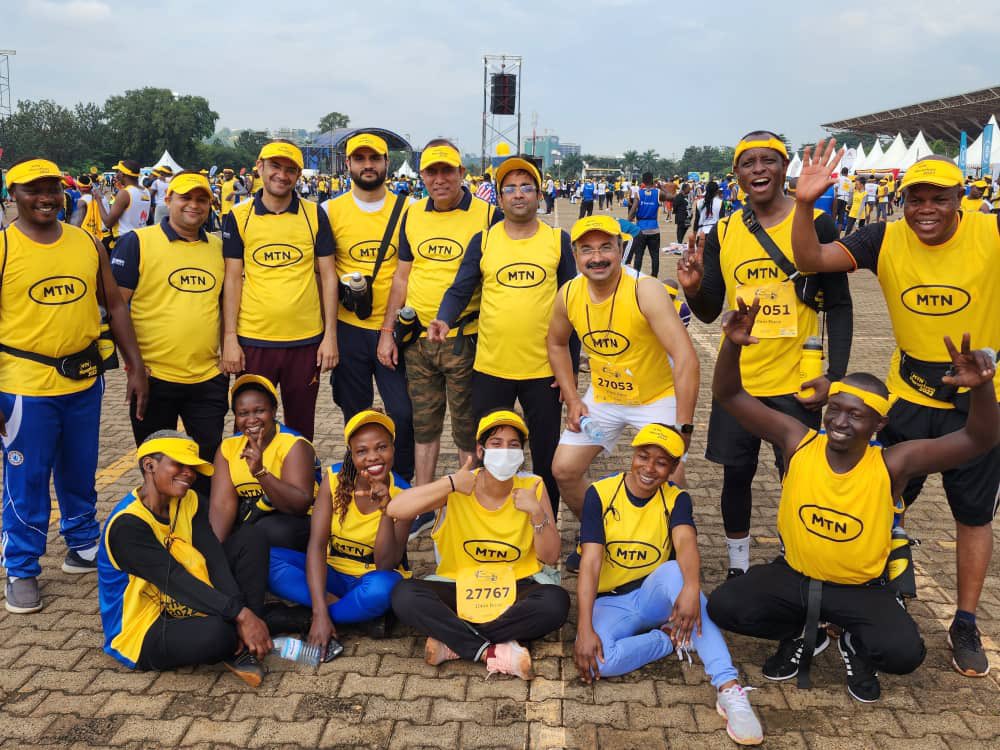 Tembosteelsltd's tweet photo. We were pleased to have taken part in the noble cause of "Running for Babies" #MTNMarathon2022 to support neonatal & maternal health services in selected health facilities. #RunForBabies @mtnug #TeamTemboSteels #Uganda #Steel https://t.co/AcQorMP3dV